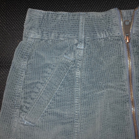 Corduroy blue skirt / American Eagle - Picture 2 of 4